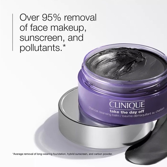 💜NWT💜 CLINIQUE Take The Day Off™ Charcoal Cleansing Balm 1oz - Picture 5 of 8